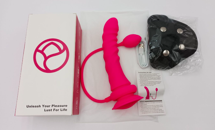 Dương vật giả dây đeo rung app Love Spouse cho Les, đồng tính nữ